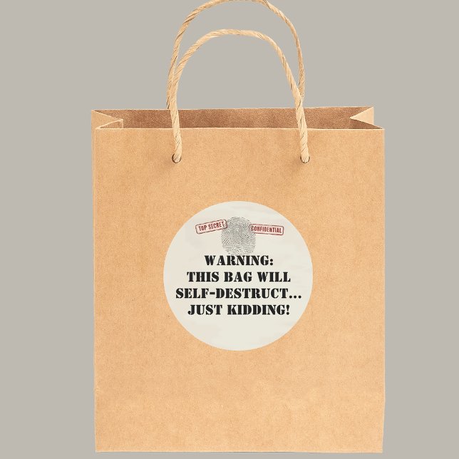 Party der Geheimdienstmission Kids Runder Aufkleber (Von Creator hochgeladen)