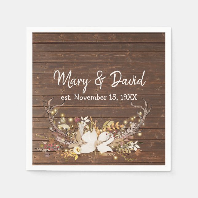 Party der Hirschfeinde Serviette (Vorderseite)