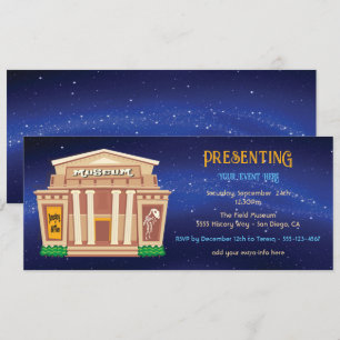 Party der Museumsticket-Nacht Einladung