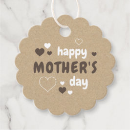 Party der Mutter Rustikales Handwerk CC1107 Geschenkanhänger