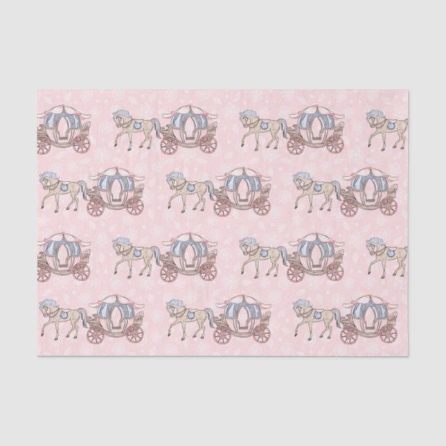 Party der niedlichen Prinzessin Seidenpapier (Vorderseite)