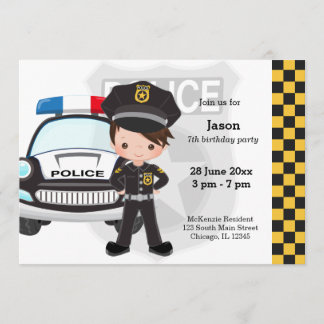 Party der Polizeikinder Einladung