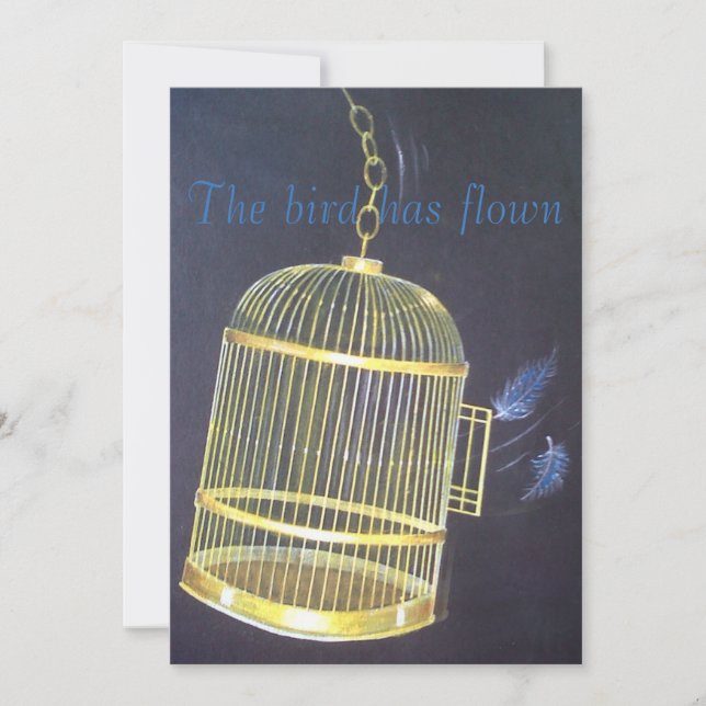 Party der Scheidung lustig personalisiert Einladung (Vorderseite)