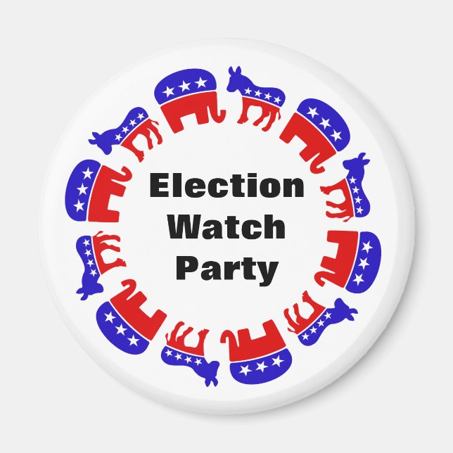 Party der Wahlbeobachtung Magnet (Vorne)