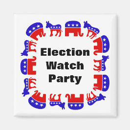 Party der Wahlbeobachtung Magnet