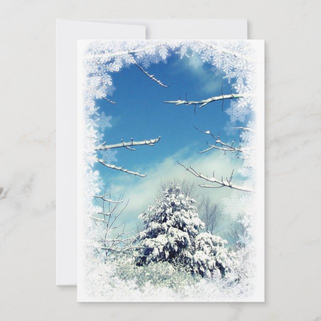 Party der Wintersolstiz Einladung (Vorderseite)