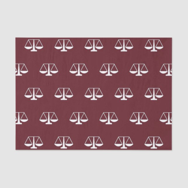 Party des Anwalts - Geschenkpapier Seidenpapier (Vorderseite)