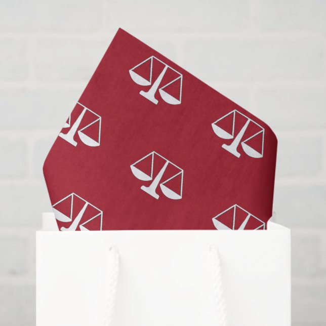 Party des Anwalts - Geschenkpapier Seidenpapier (Geschenktüte)