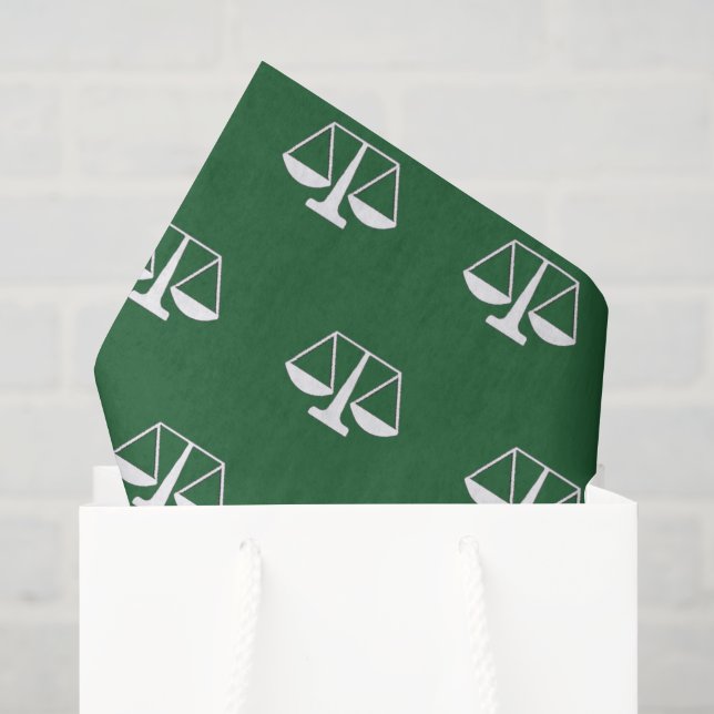Party des Anwalts - Geschenkpapier Seidenpapier (Geschenktüte)