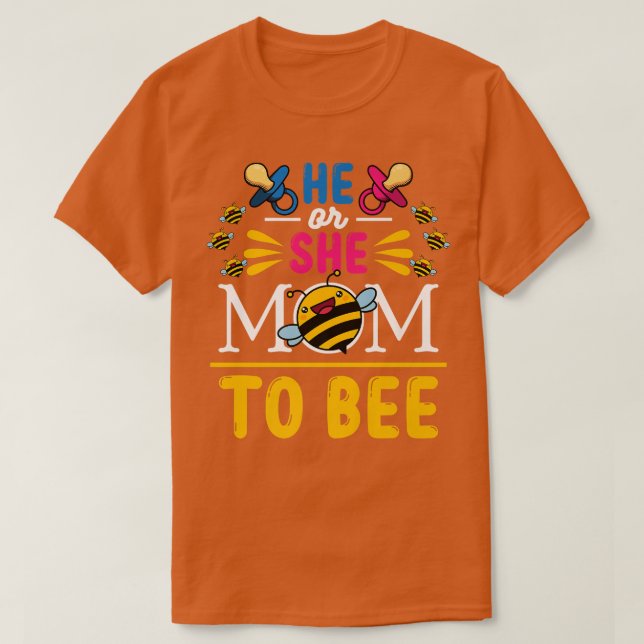 Party des Geschlechts Er oder sie Mama zu sein T-Shirt (Design vorne)