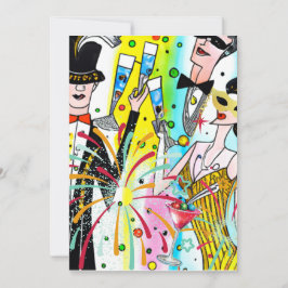 Party des Neujahrs Feiertagskarte