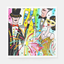 Party des Neujahrs Serviette