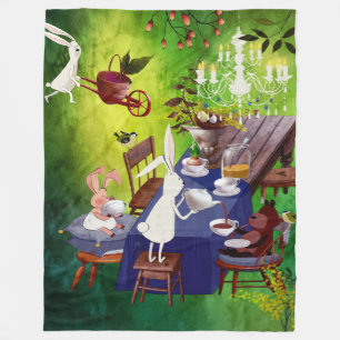 Party des Sonnenfrühlings in der Illustration von Fleecedecke