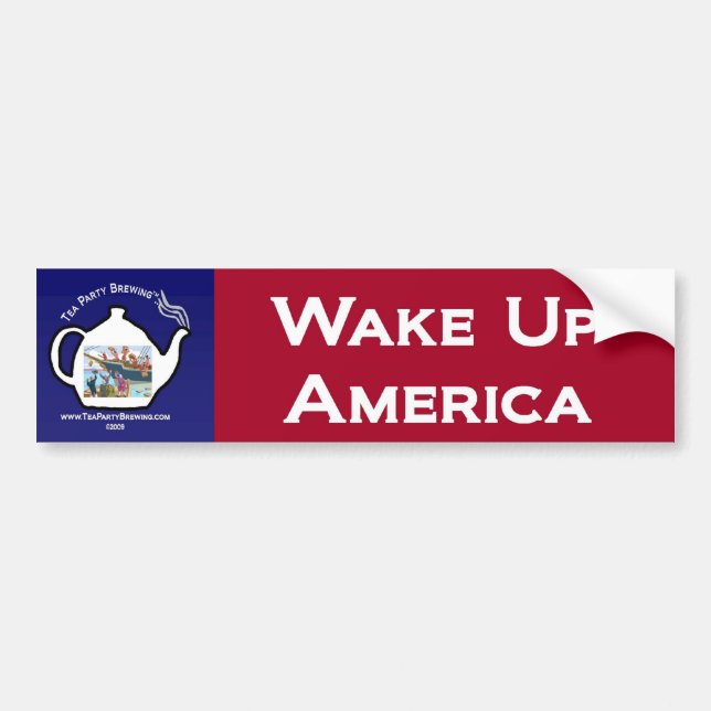Party des Tee-TP0101 wachen Amerika-Autoaufkleber Autoaufkleber (Vorne)