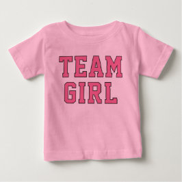 Party des weiblichen Pink-Babygeschlechts Baby T-shirt
