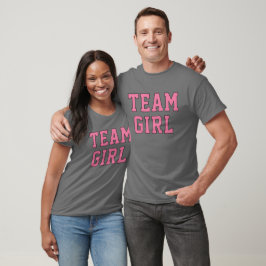 Party des weiblichen Pink-Babygeschlechts T-Shirt