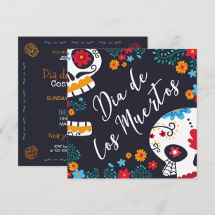 Party Dia de los Muertos Einladung