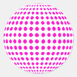 Party-Disco-Ball-Aufkleber Runder Aufkleber