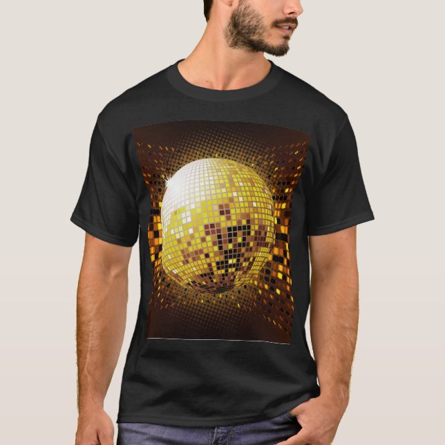 Party Disco: Vintage Leuchten. T-Shirt (Vorderseite)