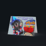 Party Dog Funny Birthday Karte<br><div class="desc">Clifford der Hund ist ein Party Tier! Vergewissern Sie sich, dass Ihr am meisten Fell-tastischer Freund bereit ist zu feiern!</div>