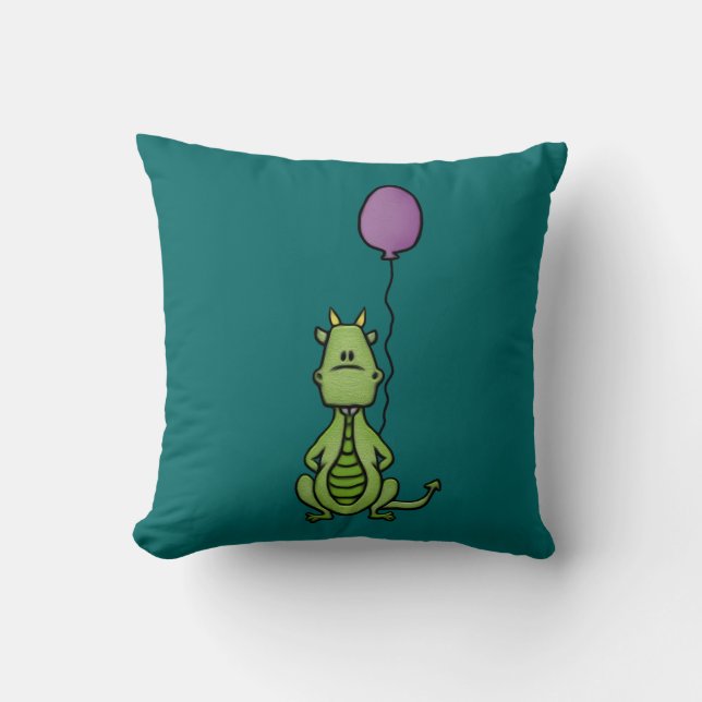 Party-Drache Kissen (Vorderseite)