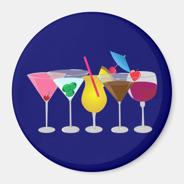 Party Drinks Magnet (Vorne)
