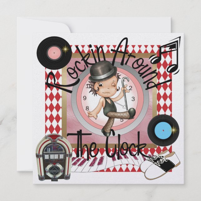 Party eines Royally Rockin - SRF Einladung (Vorderseite)