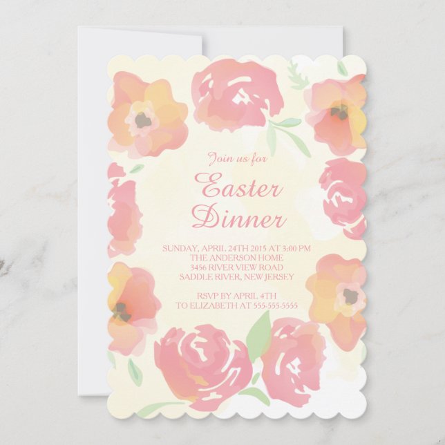 Party Einladung (Vorderseite)