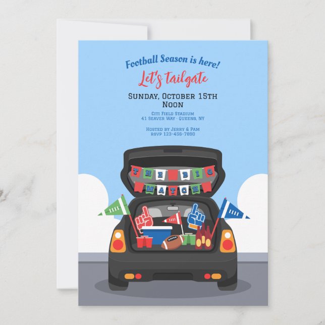 Party Einladung (Vorderseite)