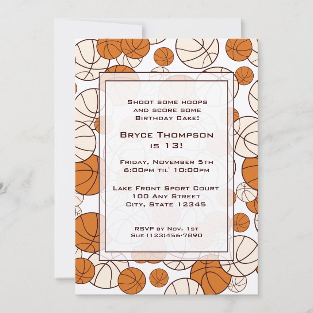 Party Einladung (Vorderseite)