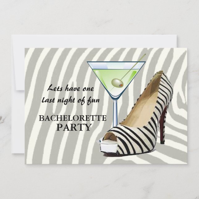 Party Einladung (Vorderseite)