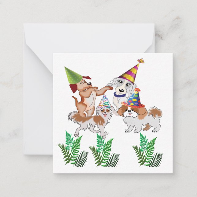 Party Einladung (Vorderseite)