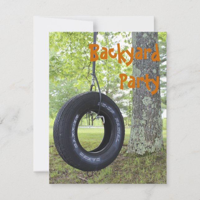 Party Einladung (Vorderseite)