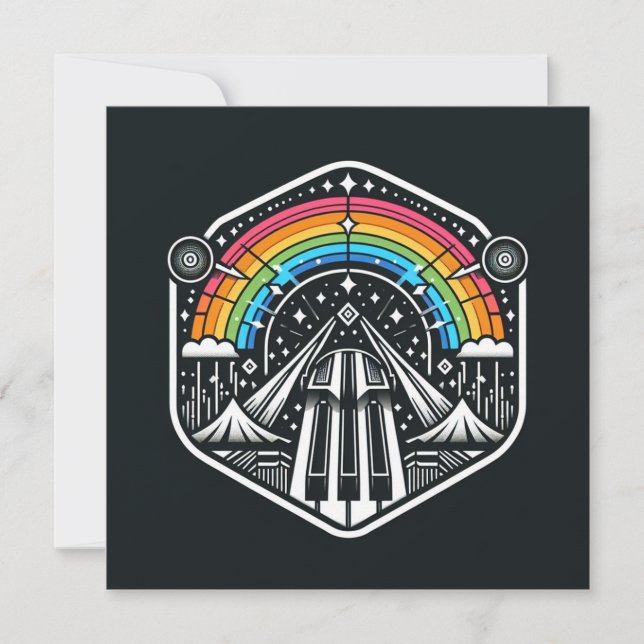 Party Einladung (Vorderseite)