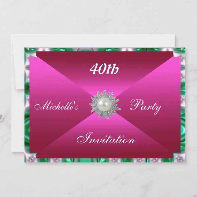 Party Einladung (Vorderseite)