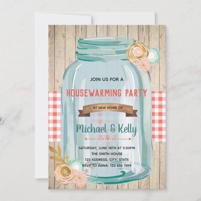 Party Einladung (Vorderseite)