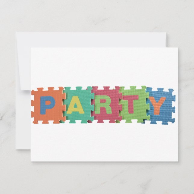 Party Einladung (Vorderseite)