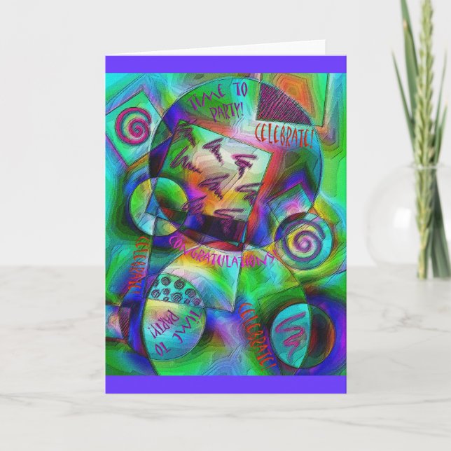 Party Einladung (Vorderseite)