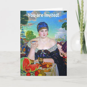Party Einladung: Abendessen, Tee-Party oder Einladung