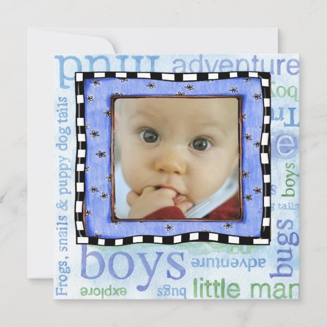 Party Einladung am Adoption (Vorderseite)