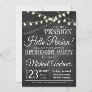 Party Einladung der Altersversorgung