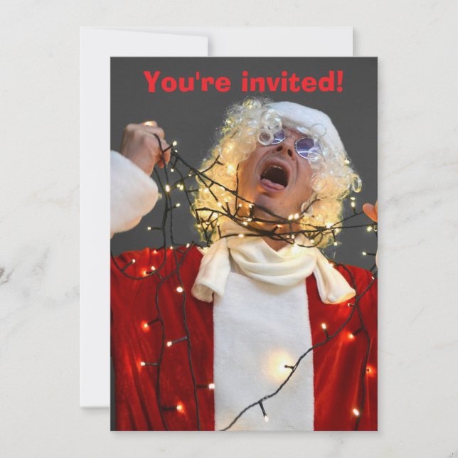 PARTY EINLADUNG DER BAUMUSTER (Vorderseite)