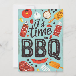 Party Einladung der GRILLEN im Hinterhof
