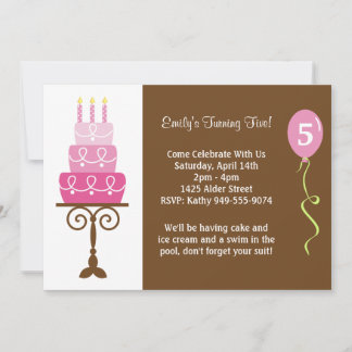 Party Einladung der Kindergeburtstag