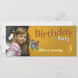 Party Einladung der Kindergeburtstag| Niedlicher S