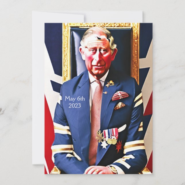 Party Einladung der Krönung (Vorderseite)