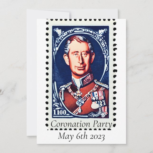 Party Einladung der Krönung (Vorderseite)