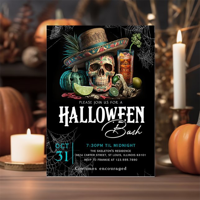 Party Einladung der krummen Adult Halloween Cockta (Von Creator hochgeladen)