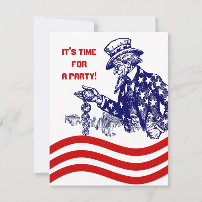 PARTY EINLADUNG DER REGIERUNG ODER DER MILITÄRISCH (Vorderseite)