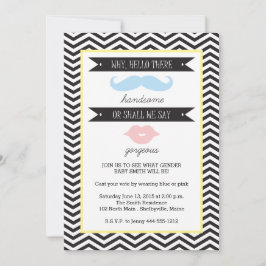 Party Einladung des Babygeschlechts